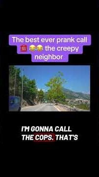 The best ever prank call ☎️ 😂😂 the creepy neighbor PART 2