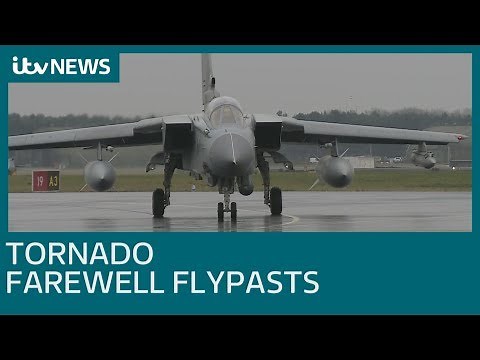 RAF Tornado final farewell flypasts | ITV News