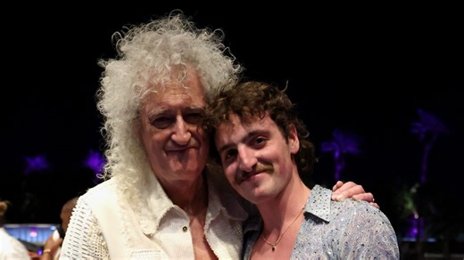 Queen guitarist Brian May hits Coachella stage with Benson Boone after ‘minor stroke’