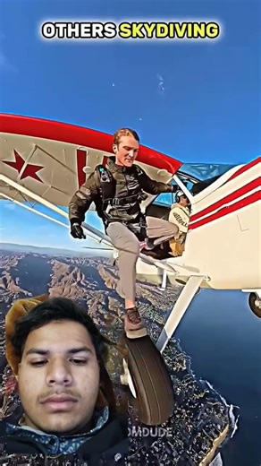 #skydiving (space skydiving vs normal skydiving)