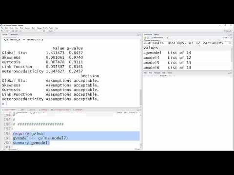 gvlma: An r package to test regression assumptions