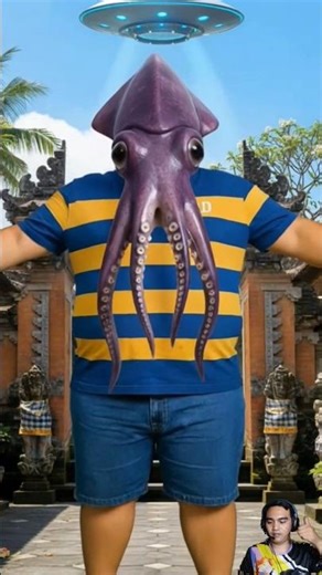 Mainan cumi datangnya gini banget 😂​ #shorts #comedy #scifi #alien #ufo #lucu