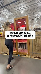 Infrared sauna with red light at Costco!