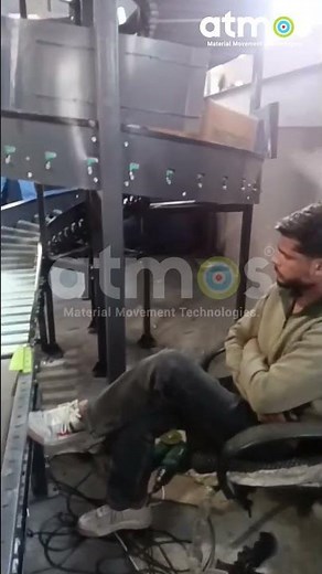 Downward Material Transfer | Gravity Spiral Conveyor | Expandable Roller Conveyor | Atmos Systems