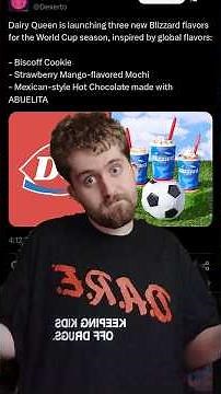 Dairy Queen is launching three new Blizzard flavors for the World Cup season