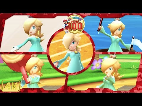All Minigames (Rosalina gameplay) | Mario Party: The Top 100 ⁴ᴷ