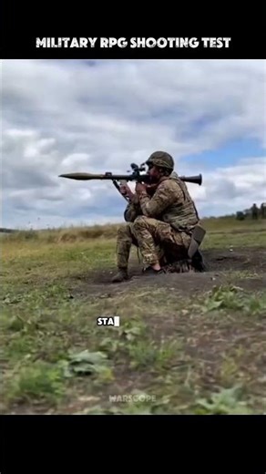 Military RPG Shooting Test