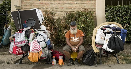 Friends intervene to help TX homeless man