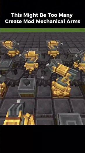 Minecraft mechanical arms are interesting #minecraft