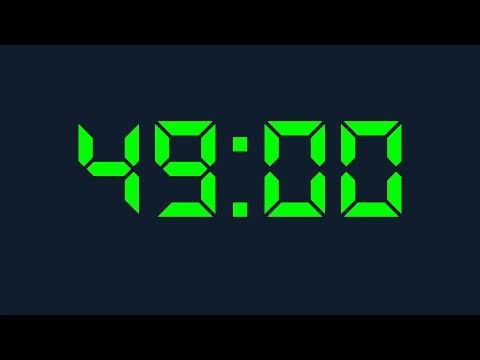 49 Minute Timer Digital and 49 Minutes Countdown Digital