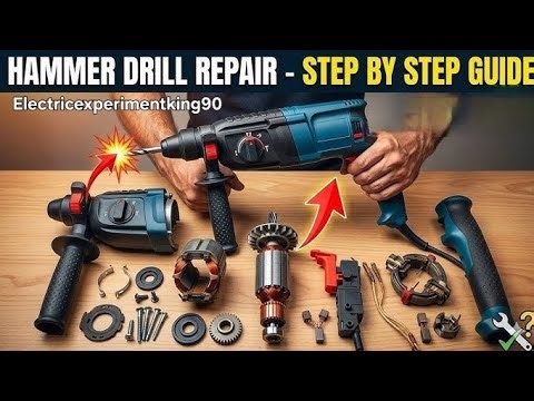 Repairing a Broken Drill Machine 🔧 | DIY Fix & Full Working Test | Electric Experiment