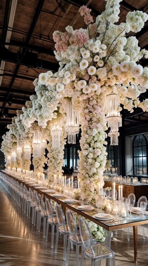 Stunning wedding reception #wedding #weddinginspiration #weddingplanner