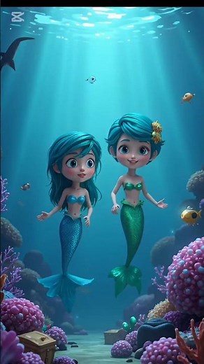 Mermaid Elsa ana Ana Underwater Quest #nurseryrhymes #kidsmusic #kidsanimation