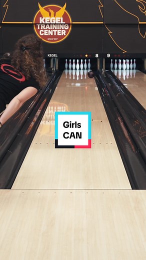 Literally hooking the whole lane. 😳 #Bowling #fypage
