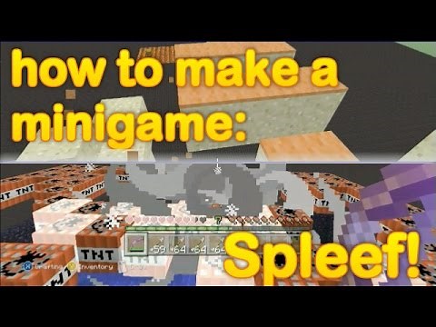 Minecraft - how to make an minigame: Spleef!
