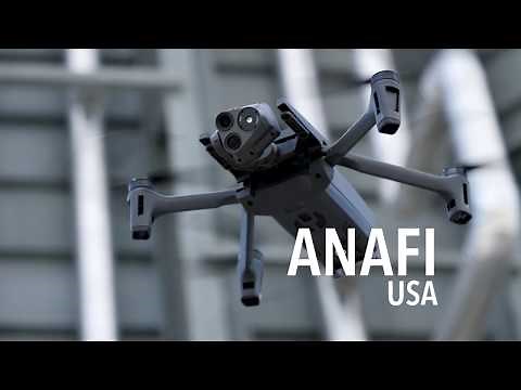 PARROT ANAFI USA FIRST LOOK!