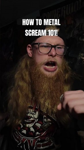 HOW TO METAL SCREAM 101! #metalmusic #vocalcoach #vocalteacher #singcoach