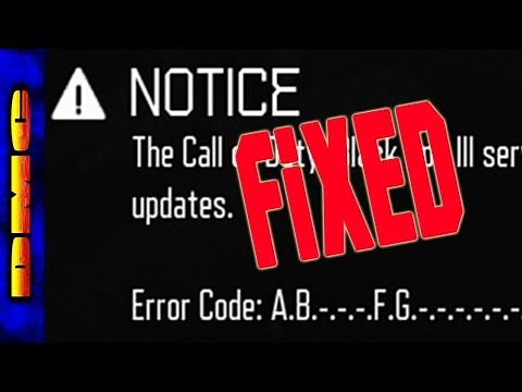 Call of Duty Black Ops 3 ABC ERROR CODE FIX! Bo3 CAN'T CONNECT FIX! Ps3 Ps4 Xbox Xbox1 w/ DMC