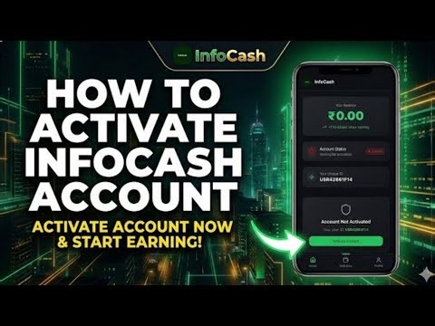 Data sell app | how to activate InfoCash account #datasell #earnmoneyonline..