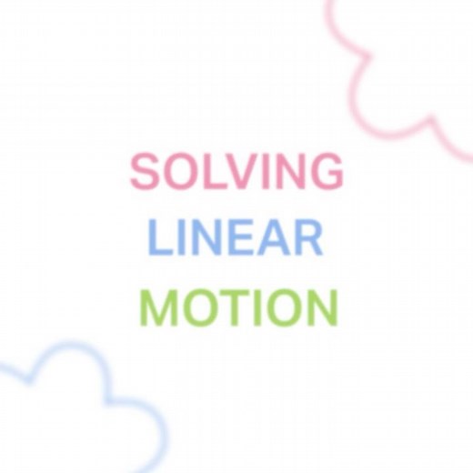 STEMsters - Linear Motion