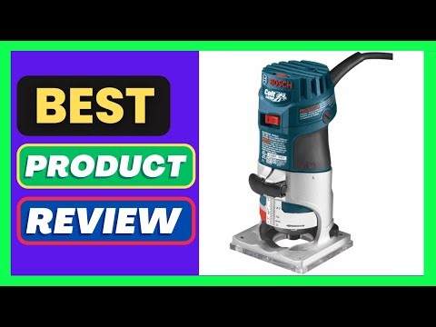 BOSCH PR20EVS Colt 1.0 HP Variable-Speed Palm Router - 5.6 Amp