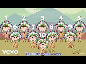 evokids - Ten Little Indians | Nursery Rhymes | Kids songs