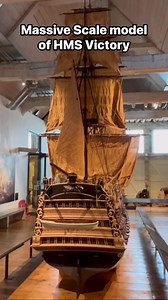The model of HMS Victory from the film That Hamilton Woman is located at the Historic Dockyard Chatham in Kent, England. It was built in America for the 1941 movie starring Vivien Leigh and Laurence Olivier and is a large, detailed, and accurate replica | John Builds Iconic Military Models