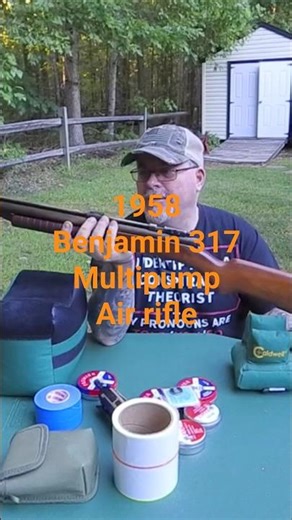 1958 Benjamin Franklin 317 air rifle!! #benjaminairrifles #airrifleshooting #outdoors