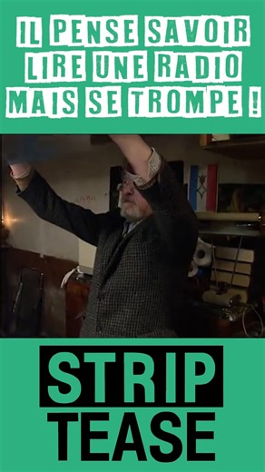 329K views · 2K reactions | Il ne sait pas lire une radio ?! 藍 #extrait #emission #divertissement #humour #décalé #striptease #reelsfacebook | STRIP TEASE Officiel | Facebook