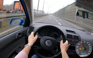 大众 2005款 四眼Polo 1.4L 第一人称视角开车 城市、高速路况试驾