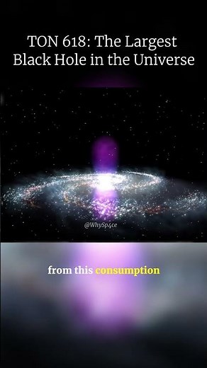 TON 618: The Largest Black Hole in the Universe