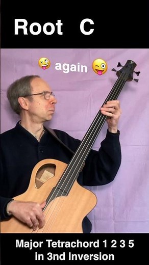 Major Tetrachord 1 2 3 5 in 3rd Inversion in All Keys