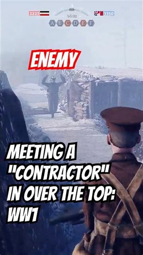 Meeting A Contractor In Over The Top: WW1 #shorts #gaming #gamingshorts #overthetopww1