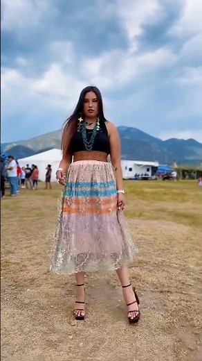 Celebrate PowWow season in style and make a statement with these stunning skirts #indigenous #powwow