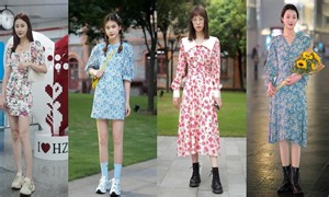 Khi mặc váy hoa thì phải phối giày như thế nào?