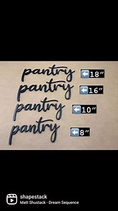 Wood Pantry Sign for Kitchen Wall Decor | Large Script Kitchen Sign | Farmhouse Decor | Home Decorations - Etsy