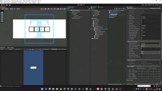 unity TextMeshPro 显示中文方式