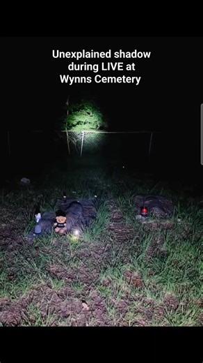When this happened, during our LIVE, I personally checked the flashlight for bugs. That's what I assumed it was. Problem was, it wasn't a bug on the light. We still do not know what this was or why it happened. #paranormal #cemetery #haunted #unexplained | The Paranormal Couple