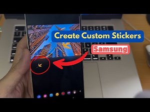 How to Create Custom Stickers from any image on Samsung?