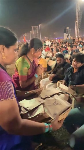 As the #Mahashivratri celebrations come to a close, volunteers begin winding down the venue. | Isha Foundation