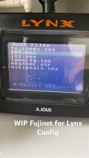 Wip config Fujinet for Lynx, downloading a file from local tnfs server