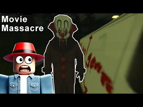 I survived the killer in Roblox Movie Massacre [HORROR]