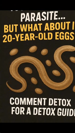 You can kill the parasite… but what about its 20-year-old eggs Even after a cleanse, if not done properly, their eggs can stay dormant waiting for the perfect moment to hatch and restart the cycle. *** Comment Detox for a detox guide.*** #detoxprogramm #detoxyourbody #parasite #parasitecleanse #detox | Detox Naturally
