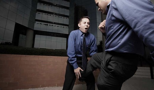 Kick your Attacker in the Nuts (Stop an Attack) -