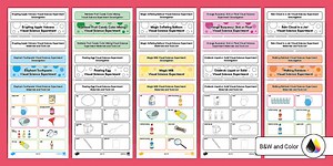 Simple Adapted Science Experiments Pack for Special Education