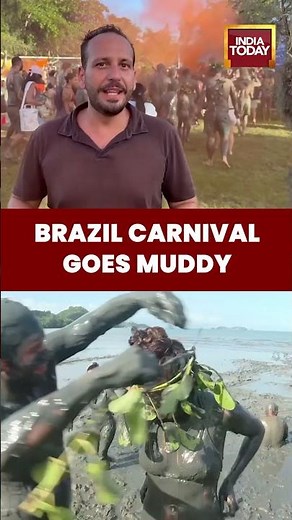 Forget Glitter: Southern Brazil Carnival Celebration Turns Into a Massive Mud Party