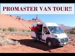 SELF CONVERTED 136 INCH RAM PROMASTER 1500 HIGH ROOF DIY BUILD FOR FULL TIME VAN LIFE!!! VAN TOUR!