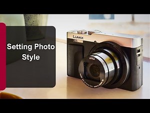 Setting the Photo Style Image profile on a LUMIX TZ99