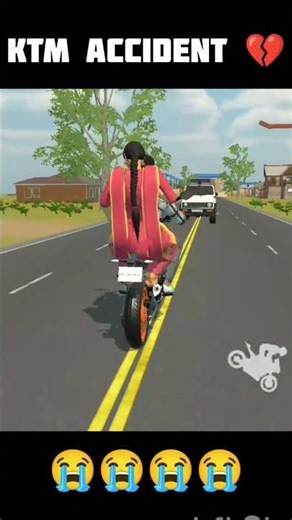 ktm accident 💔 l Indian vehicles simulator 3D game play #gaming #oc #shorts #viral