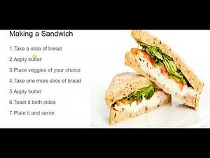 Making Sandwich | Basics of Coding for Kids